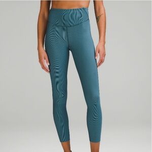 Lululemon Base Pace High Rise Tight 25” Two-Toned Ribbed